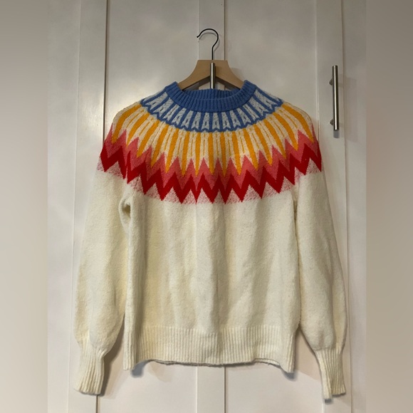 French Connection Neya Fair Isle multicolor Sweater - Picture 2 of 7